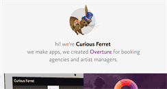 Desktop Screenshot of curiousferret.com